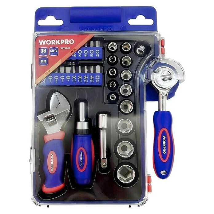 Set de puntas y carracas Workpro (38 pzs.) | BAUHAUS