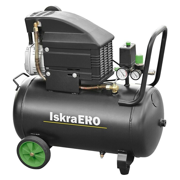 Iskra ERO Kompresor IE-AC1500-50  (1.500 W, Maksimalni tlak: 8 bar, 50 l) | 2331 - Kompressoren </= 50L | BBDL - Kompressoren | BBD - Elektro WZ/Großmaschinen | BB - ElektroWZ/Großmaschinen | B - Werkz/Masch/Maschzubeh/Auto | BAUHAUS