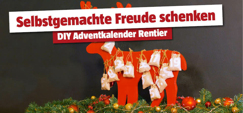 DIY Adventkalender Rentier