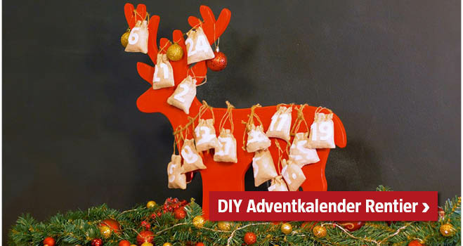 DIY Adventkalender Rentier