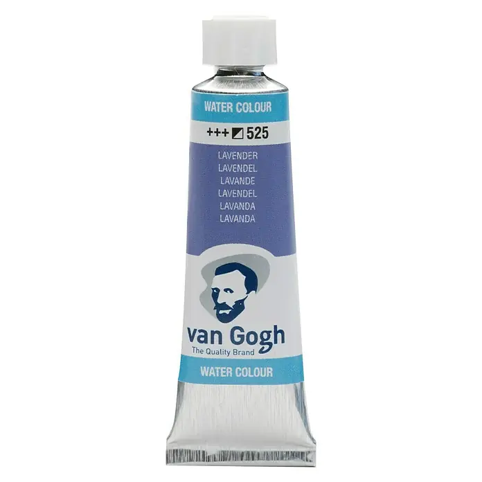 Talens Van Gogh Acuarela - Lavanda, 10 ml, Tubo - Un tubo de pintura de acuarela Van Gogh en color lavanda, ideal para artistas y aficionados que valoran la calidad.
