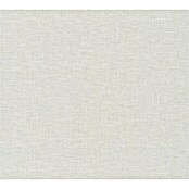 AS Creation Linen Style Vliestapete Meliert (Creme, Uni, 10,05 x 0,53 m)