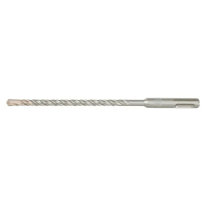 DeWalt Extreme Broca para hormigón y mampostería DT9503-QZ - 1 ud., Diámetro de la broca: 4 mm, Largo: 160 mm - Primer plano de una broca SDS Plus, ideal para perforar piedra y hormigón, con diseño en espiral para una eliminación eficiente del material.