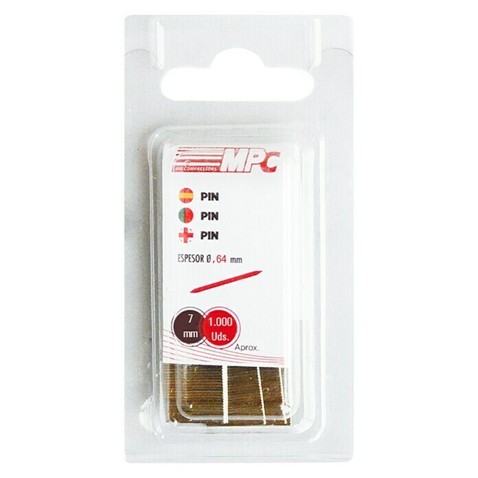 Clavo para clavadora (Largo: 7 mm, 1.000 uds.)