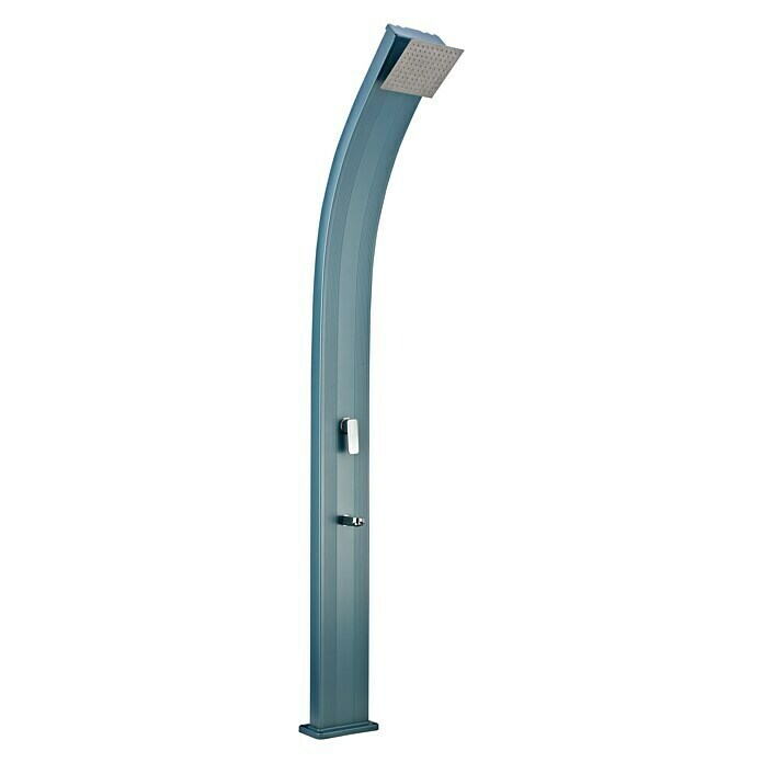 Solardusche Slim Line Deluxe (Höhe: 225 cm, Blau/Silber, 24 l) | BAUHAUS