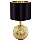 Tween Light Tafellamp (1 x 40 W/1 x 8 W, Zwart/Goud, Hoogte: 47 cm)
