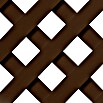 Celosía PVC 18 mm (An x Al: 1 x 2 m, Marrón)