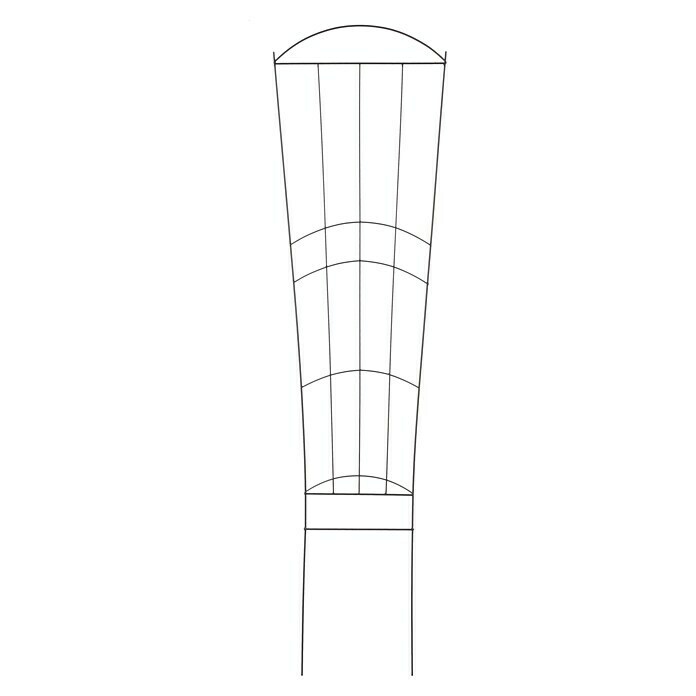 Gardol Zierspalier Sizilien46 x 170 cm, Anthrazit Front View