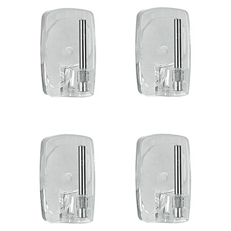 Metaltex Gardinenhaken (Transparent, 4 Stk.)