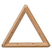Astigarraga Triangle Soporte de estanterías (L x Al: 20 x 20 cm, Carga soportada: 20 kg, Natural)