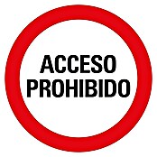 Pickup Señal de prohibición catalán (Diámetro: 18 cm, Acceso prohibido)