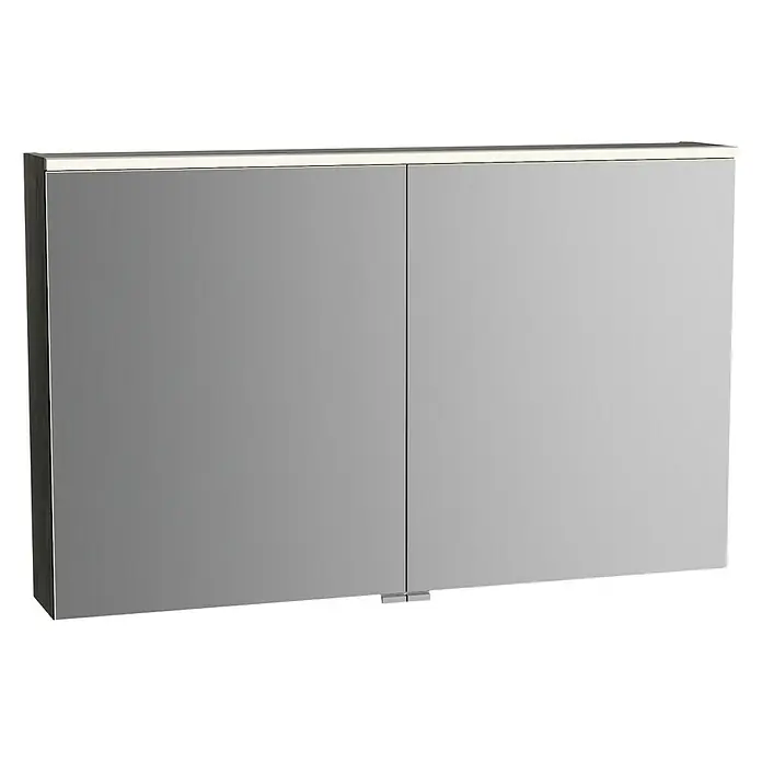 Camargue Aurinia LED-Spiegelschrank - B x H: 100 x 62 cm, Mit Beleuchtung, Marone Trüffel - Ein moderner Spiegelschrank mit integrierter Beleuchtung, perfekt für jedes Badezimmer. Stilvolles Design und praktische Funktionalität vereint.