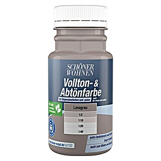 SCHÖNER WOHNEN-Farbe Vollton- & Abtönfarbe (Lavagrau, 125 ml, Matt)