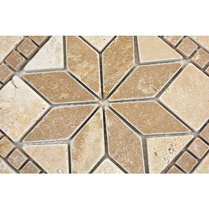 Antikmarmor (30,5 x 30,5 cm, Beige/Braun, Matt)