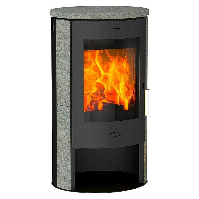 Fireplace Kaminofen Trend (6 kW, Raumheizvermögen: 108 m³, Verkleidung: Speckstein, Schwarz)