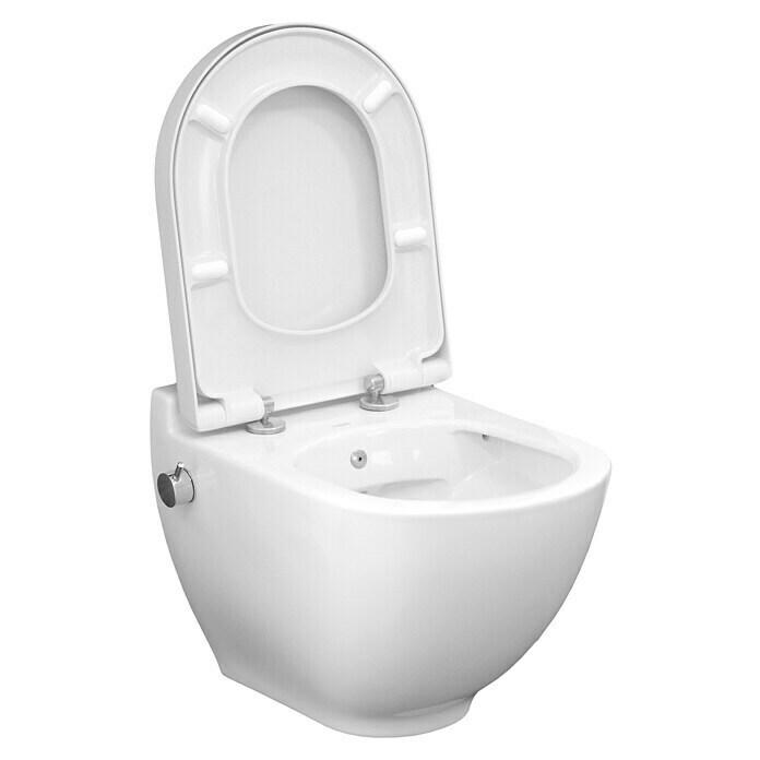 Wand-Dusch-WC Harmony (Mit Duschfunktion, Tiefspüler, Weiß)