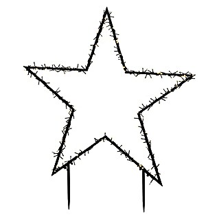 LED-Gartenstecker Stern L (Außen, Netzbetrieben, Höhe: 135 cm, Warmweiß)