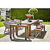 Sunfun Pauline Sillón de jardín (Bambus Grey, Ratán sintético, Ancho: 62 cm)