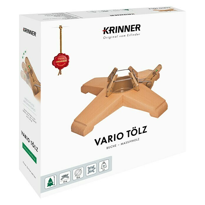 Support pour sapin de Noël Vario Tölz de KRINNER