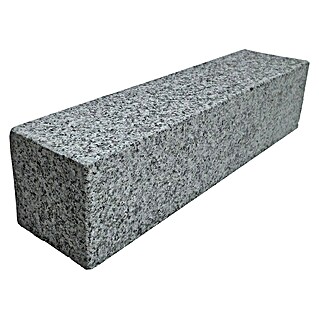 Palisade G 603 (12 x 12 x 50 cm, Grau, Granit, Geflammt)