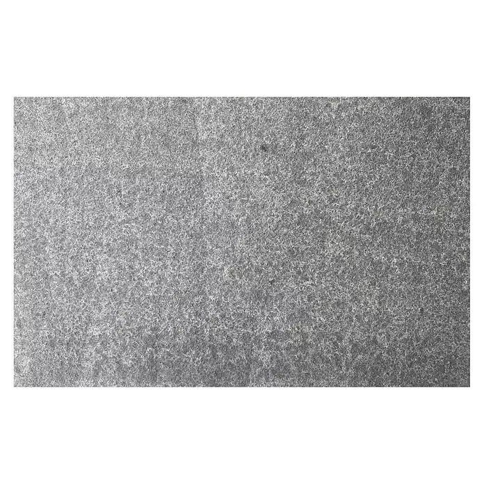 Terrassenplatte - 60 x 40 x 3 cm, Anthrazit, Basalt - Strukturierte graue Stoffoberfläche.