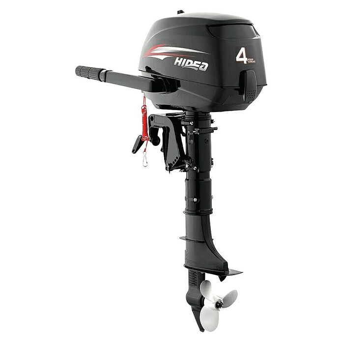 Hidea Motor fueraborda 4 HP (2,9 kW, Control de timón, Eje corto) | BAUHAUS