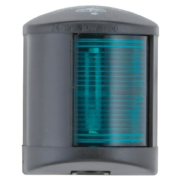 Luz de navegación LED de estribor (LED, Color de luz: Verde, Altura: 5,55 cm)