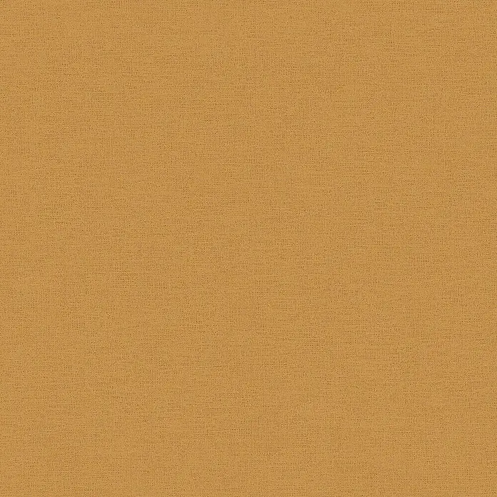 A.S. Création Ethnic Origin Vliestapete - Ocker, Uni, 10,05 x 0,53 m - Detailaufnahme einer ockerfarbenen Stoffstruktur mit feinen Gewebemustern, ideal als Hintergrund oder Textur. Hochwertige Oberfläche für Designprojekte.