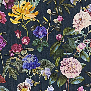 AS Creation Trendwall Vliestapete Blumenwiese (Bunt/Blau, Floral, 10,05 x 0,53 m)