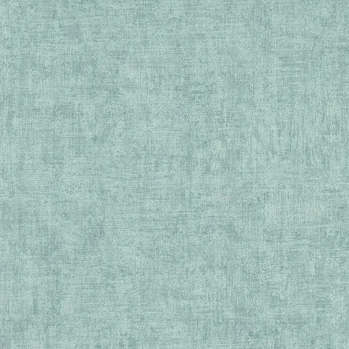 A.S. Création New Walls Vliestapete I - Grün, Uni, 10,05 x 0,53 m - Texturierter Stoff in einem sanften Blauton. Die subtile Musterung verleiht dem Material eine elegante und vielseitige Optik.