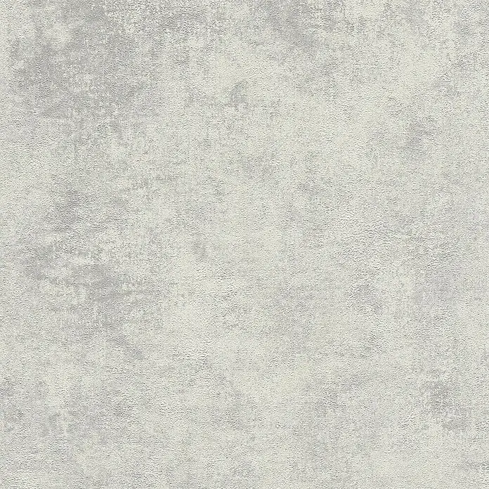 A.S. Création New Walls Vliestapete - Hellgrau, Uni, 10,05 x 0,53 m - Grauer Beton-Look für eine moderne Wandgestaltung. Perfekt für minimalistische und industrielle Raumkonzepte.