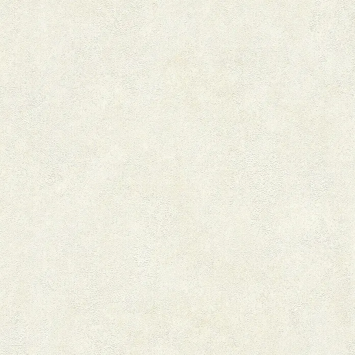A.S. Création New Walls Vliestapete - Weiß, Uni, 10,05 x 0,53 m - Nahaufnahme einer weißen, strukturierten Wand. Ideal als Hintergrund oder Textur für kreative Projekte.