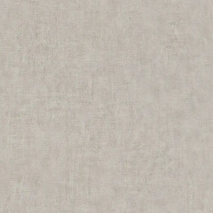 Rasch Factory 4 Vliestapete - Silber, Uni, 10,05 x 0,53 m - Eine Nahaufnahme einer cremefarbenen Betontextur mit subtilen Oberflächenvariationen, die sich ideal für Hintergründe eignet.