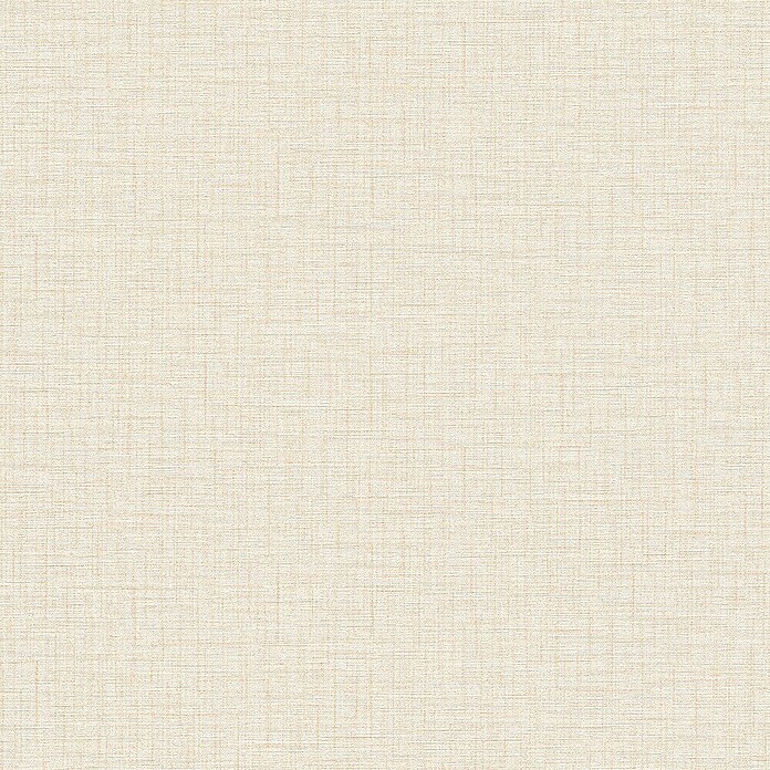 AS Creation Metropolitan Stories II Vliestapete Textil-Uni (Beige, Uni, 10,05 x 0,53 m) | BAUHAUS