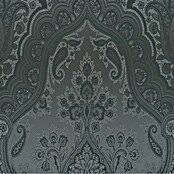 AS Creation My Home My Spa Vliestapete Damask Paisley (Schwarz, Ornament, 10,05 x 0,53 m) | BAUHAUS