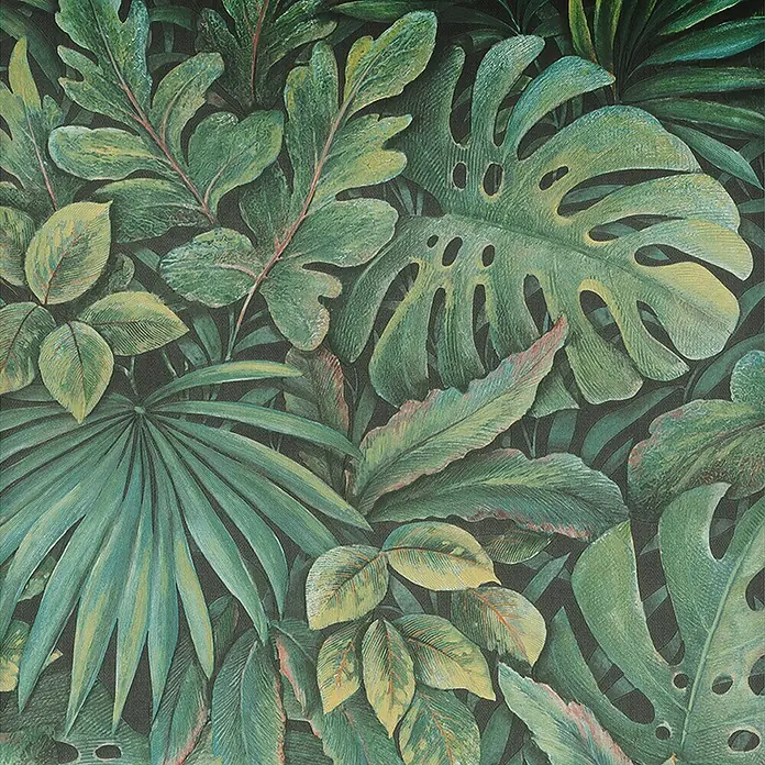 Marburg Botanica Vliestapete - Grün, Floral, 10,05 x 0,53 m - Üppiges Wandbild mit tropischen Blättern. Bringen Sie einen Hauch von Natur mit dieser Wanddekoration mit Pflanzenmotiven in Ihr Zuhause.