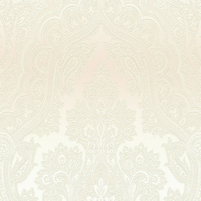 AS Creation My Home My Spa Vliestapete Damask Paisley (Creme, Ornament, 10,05 x 0,53 m) | BAUHAUS