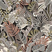 Rasch Tropical House Vliestapete Dschungel (Grau, Floral, 10,05 x 0,53 m) | BAUHAUS