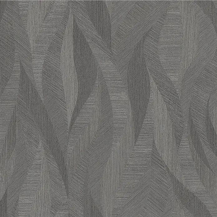Marburg Papis Loveday Vliestapete - Anthrazit, Wellen, 10,05 x 0,7 m - Graue, dreidimensionale Wandverkleidung mit einem geometrischen und modernem Holzdesign für eine stilvolle Innenraumgestaltung.