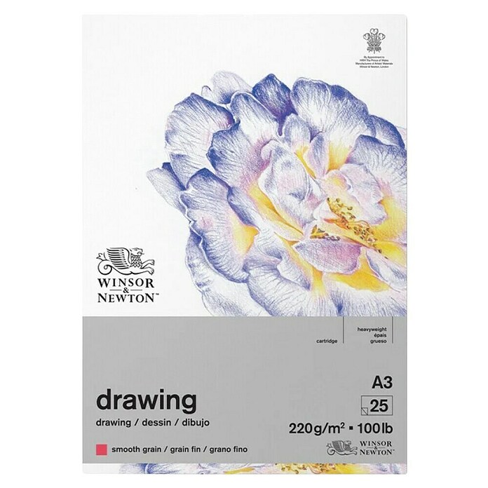 Winsor & Newton Skizzenbuch (220 g/m², DIN A3, Fein, Anzahl Blätter: 25 Stk.) | BAUHAUS