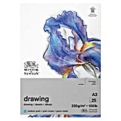 Winsor & Newton Skizzenbuch (220 g/m², DIN A3, Mittel, Anzahl Blätter: 25 Stk.) | BAUHAUS