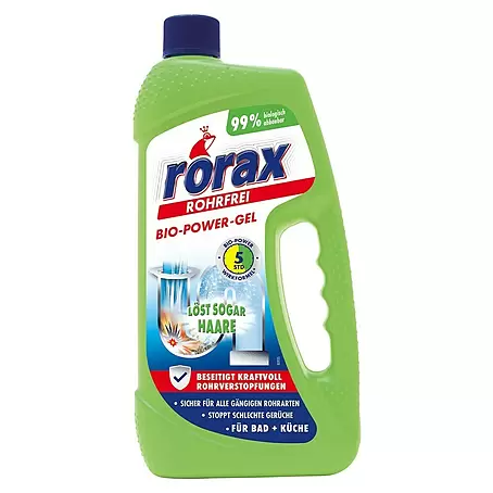 Rorax  Rohrreiniger Rohrfrei Bio-Power-Gel