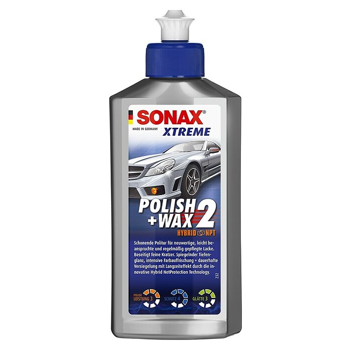 Sonax Sredstvo za poliranje automobila s voskom XTREME POLISH & WAX 2  (250 ml) | BAUHAUS