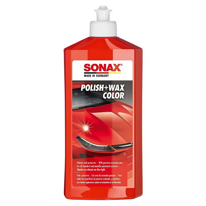Sonax Sredstvo za poliranje automobila s voskom  (500 ml, Crvene boje) | BAUHAUS