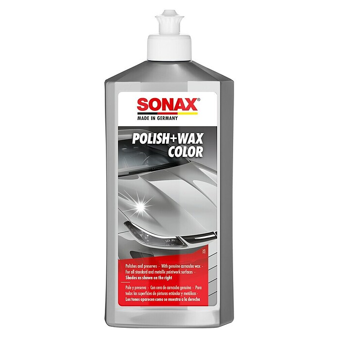 Sonax Sredstvo za poliranje automobila s voskom  (500 ml, Sive boje) | BAUHAUS
