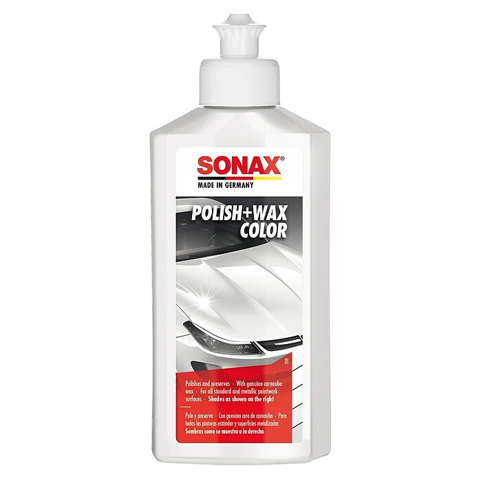 Sonax Sredstvo za poliranje automobila s voskom  (250 ml, Bijele boje) | BAUHAUS