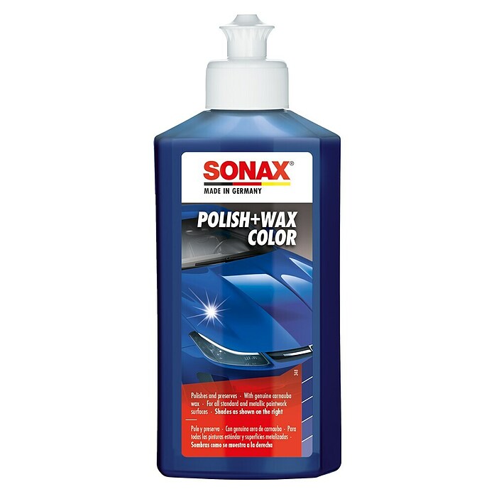 Sonax Sredstvo za poliranje automobila s voskom  (250 ml, Plave boje) | BAUHAUS