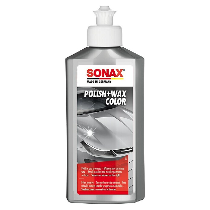 Sonax Sredstvo za poliranje automobila s voskom  (250 ml, Sive boje) | BAUHAUS