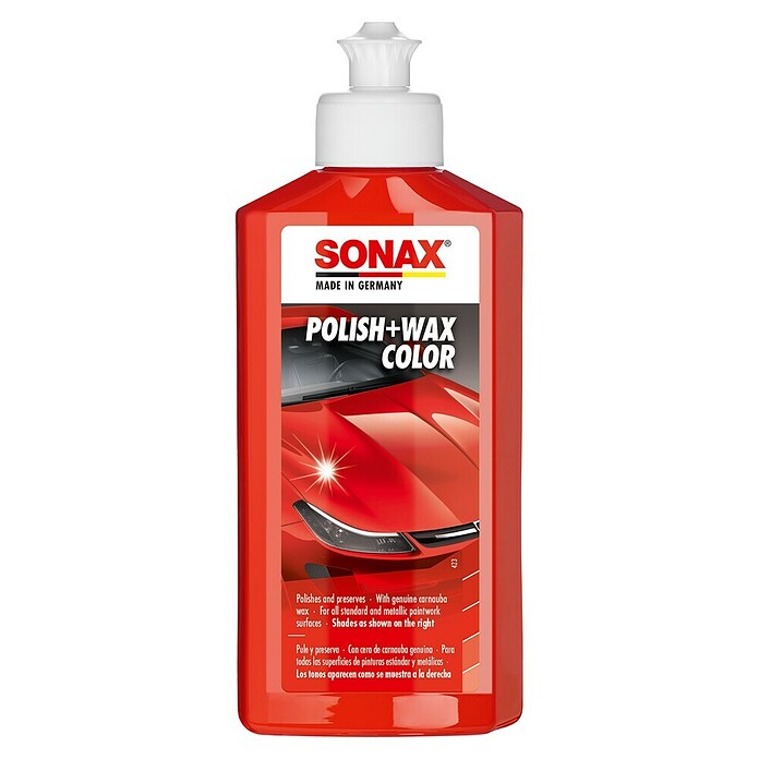 Sonax Sredstvo za poliranje automobila s voskom  (250 ml, Crvene boje) | BAUHAUS