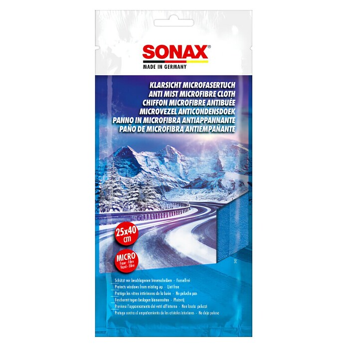 Sonax Krpa protiv zamagljivanja za vjetrobrane  (D x Š: 25 x 40 cm) | BAUHAUS